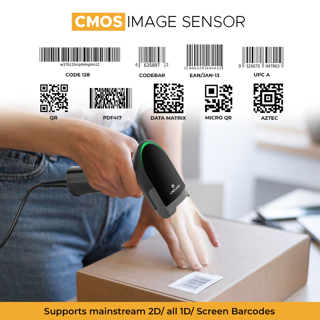 2D Wired Barcode Scanner