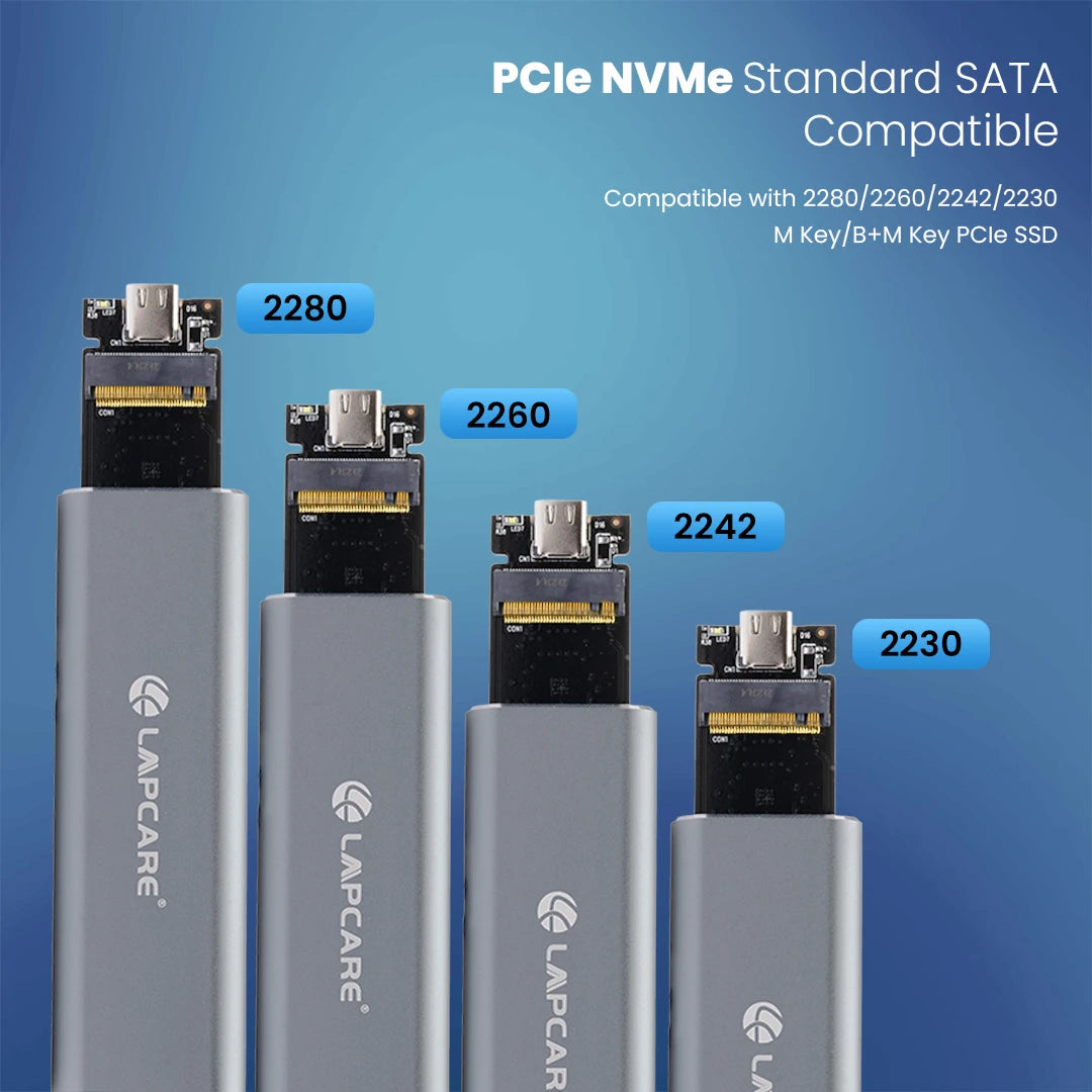 Metal SSD Casing for M.2 NVMe with cable M.2 NVMe