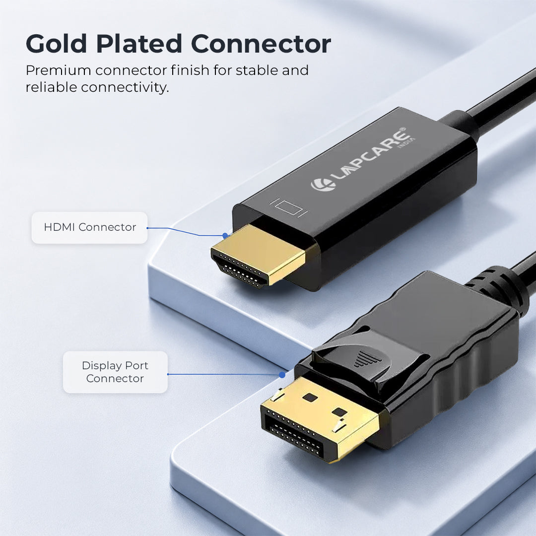 DP to HDMI 4K Cable