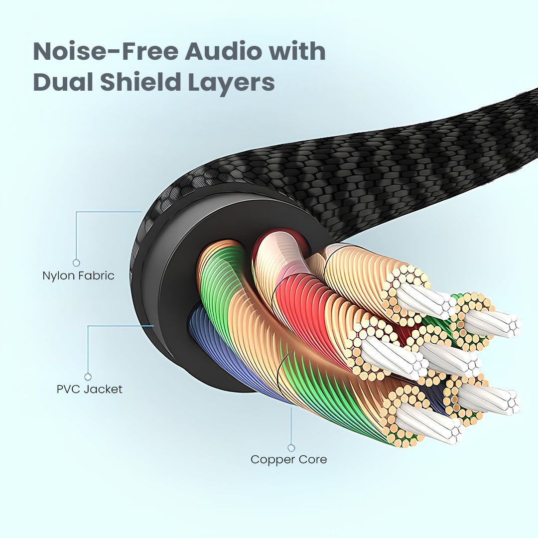 Hook Type C to Aux Connector with DAC Chip, 12 cm Cable length (LTC-177)