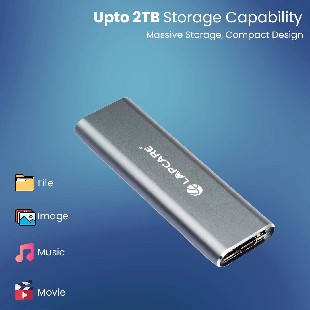 Metal SSD Casing for M.2 NVMe with cable M.2 NVMe