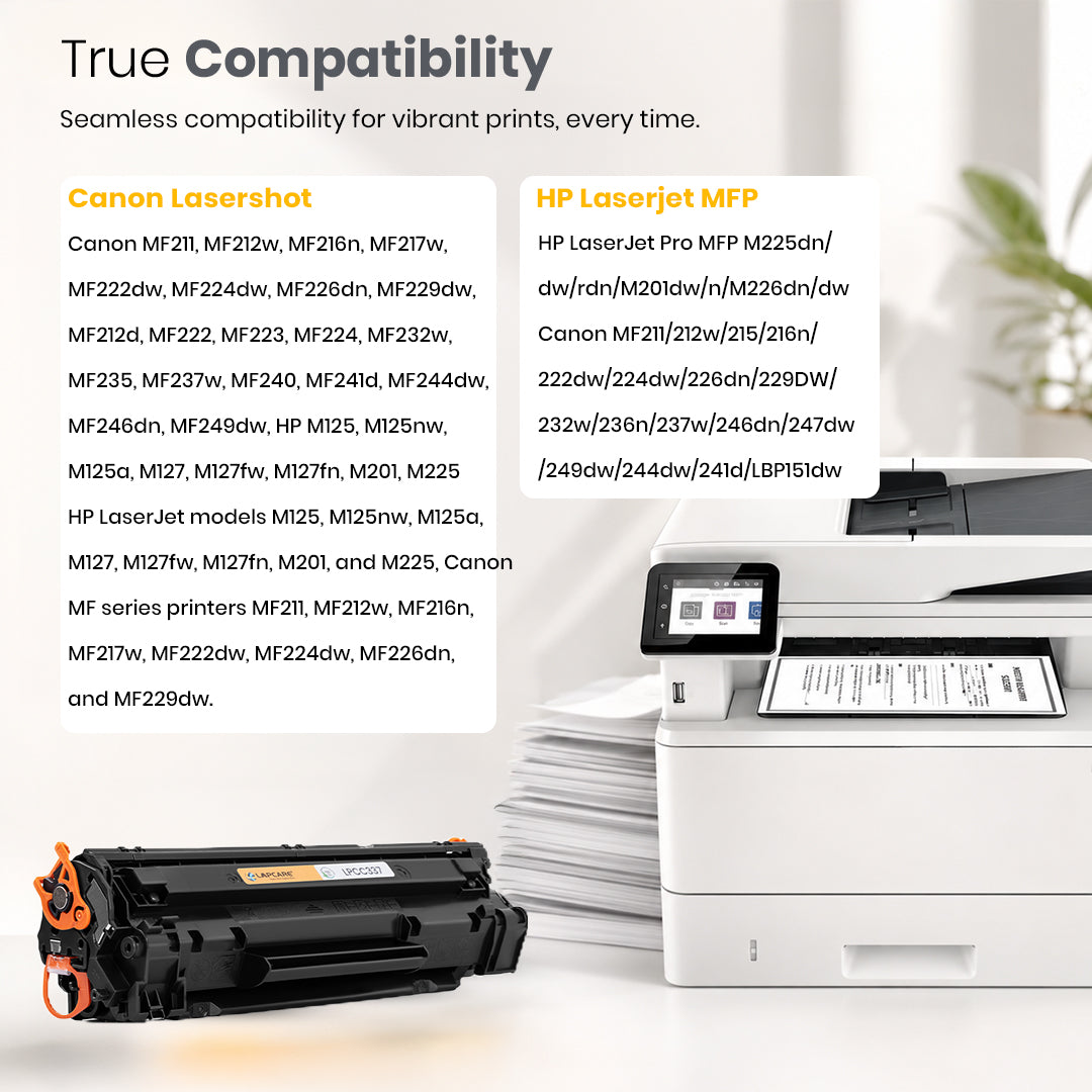 Toner Cartridge- 337 compatible with i-SENSYS MF211/MF212w/ MF215/ MF216n/ MF217w/ MF222/ MF223/ M224/ MF226dn/ MF229dw