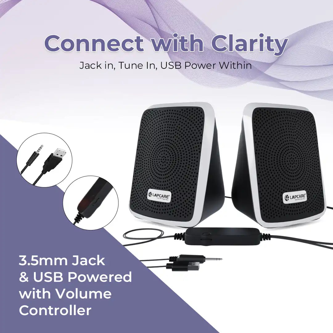 Twiny 2 Computer Speaker White (LUS-204)