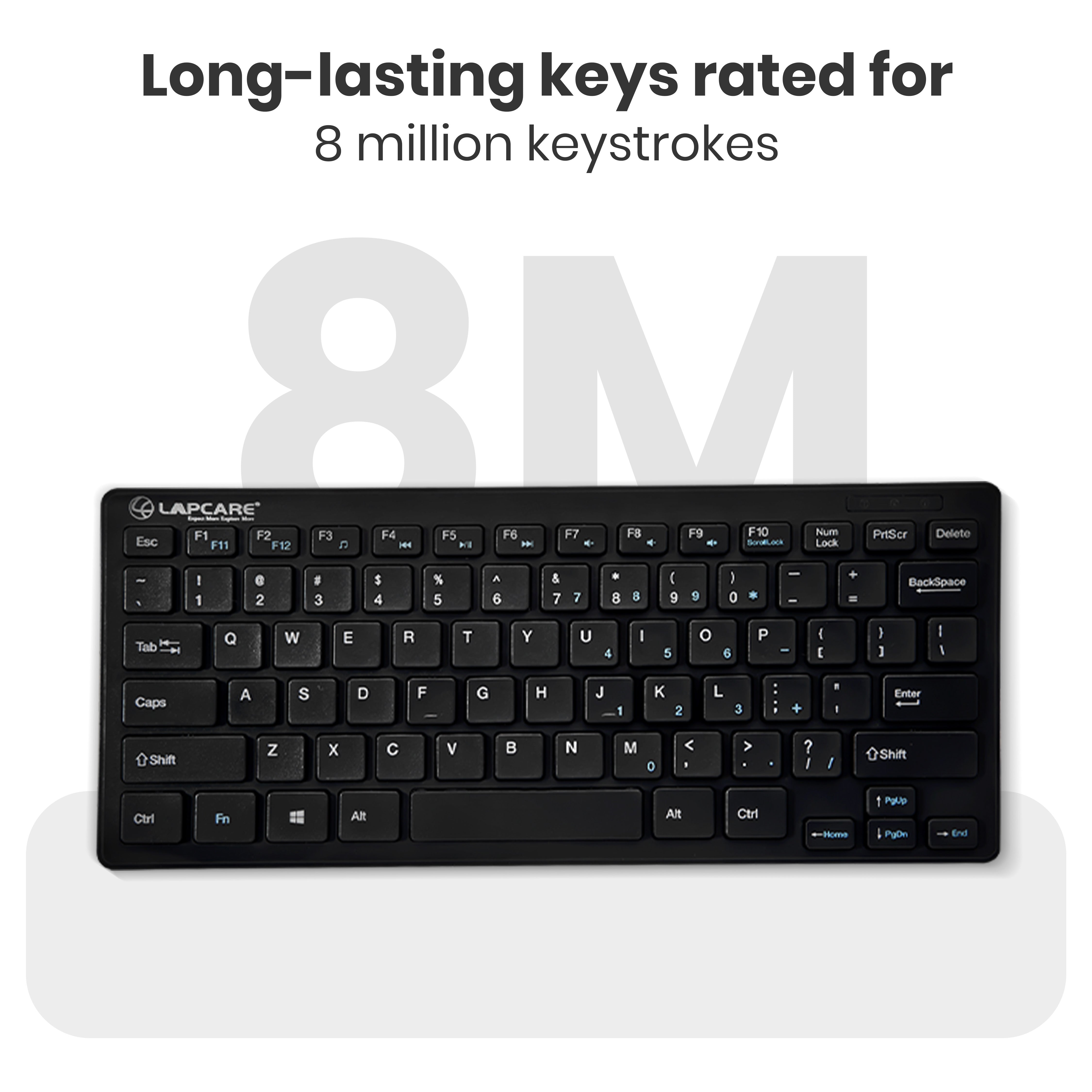 D-Lite Plus Mini Wireless 87 Key keyboard Black