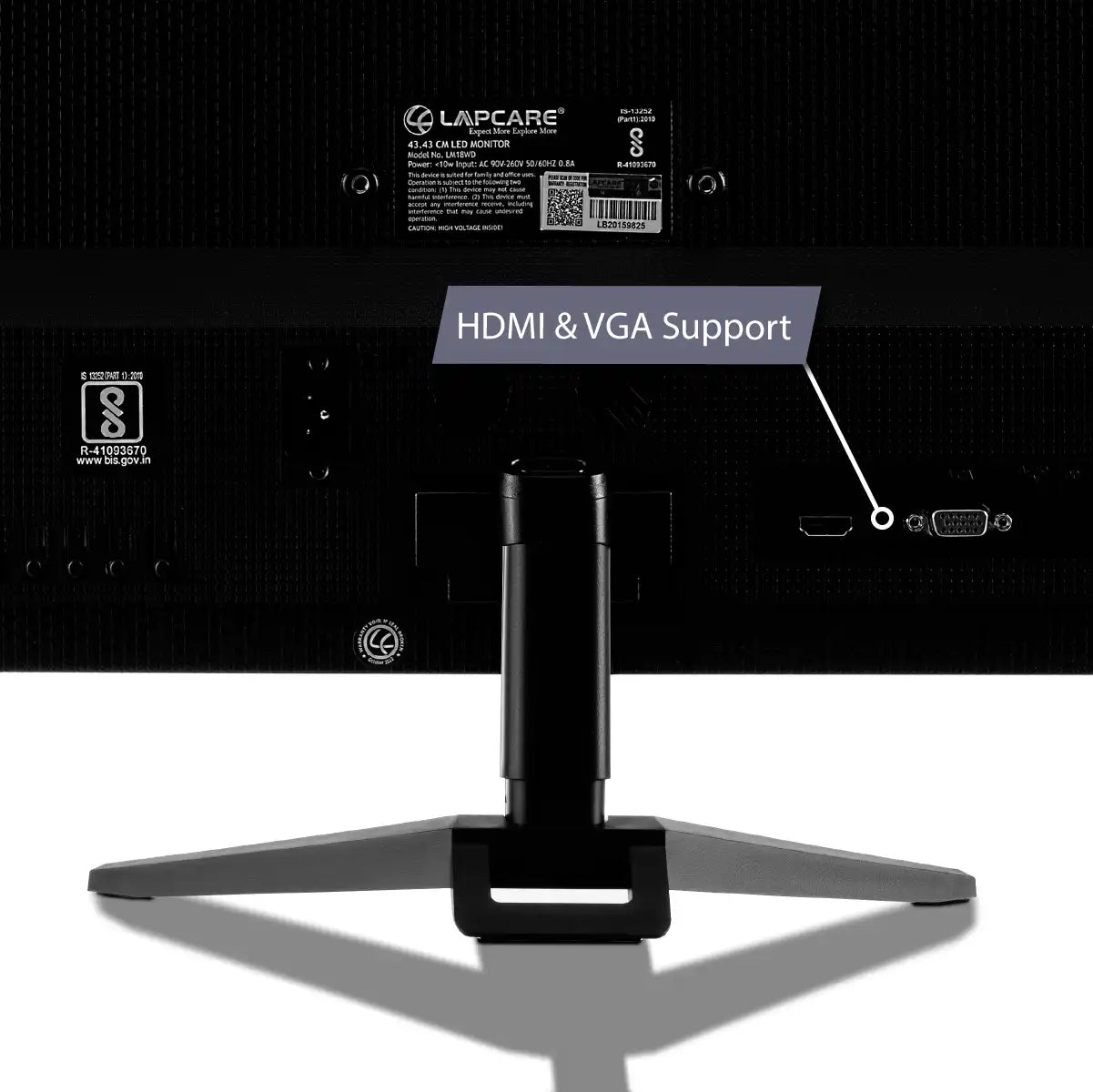 17.1" LED Monitor - wide (43.43CM) VGA & HDMI (LM18WD)