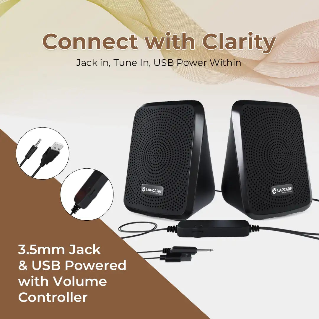Twiny 2 computer speaker Black (LUS-204)