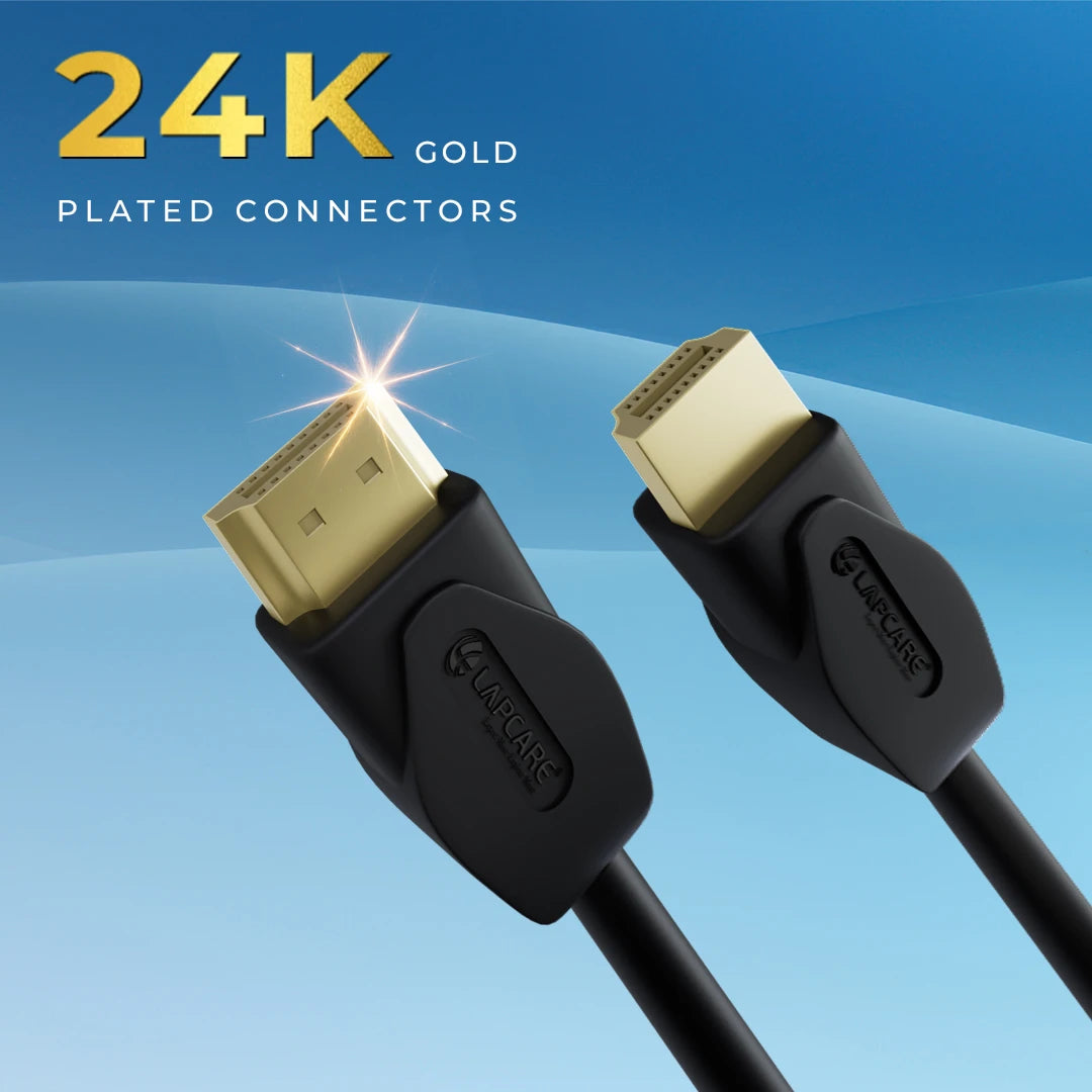 Lapcare high speed HDMI 1.4 cable with Ethernet +3D TRUE Ultra HD (1.5M)