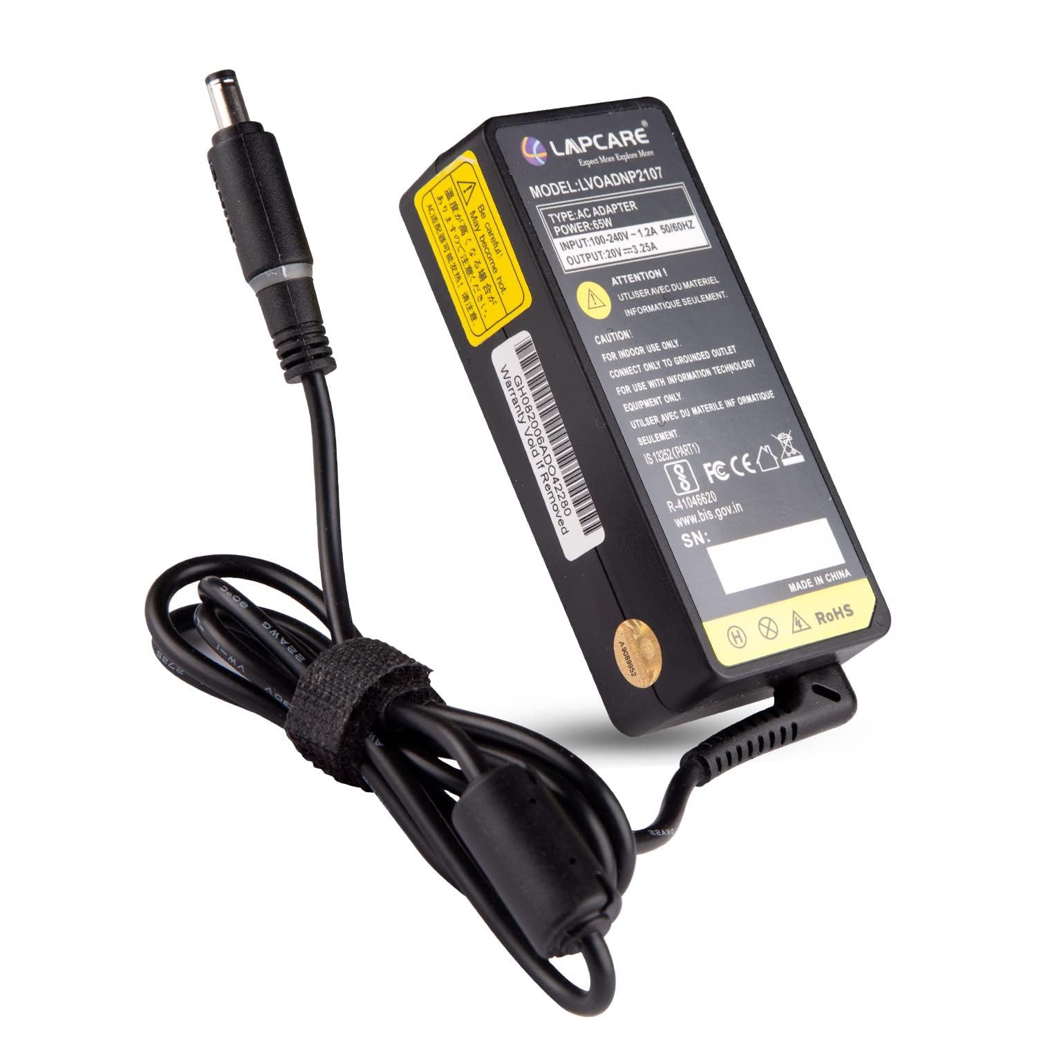 Laptop adaptor Compatible for Lenovo Y Series 20V 3.25A 65W