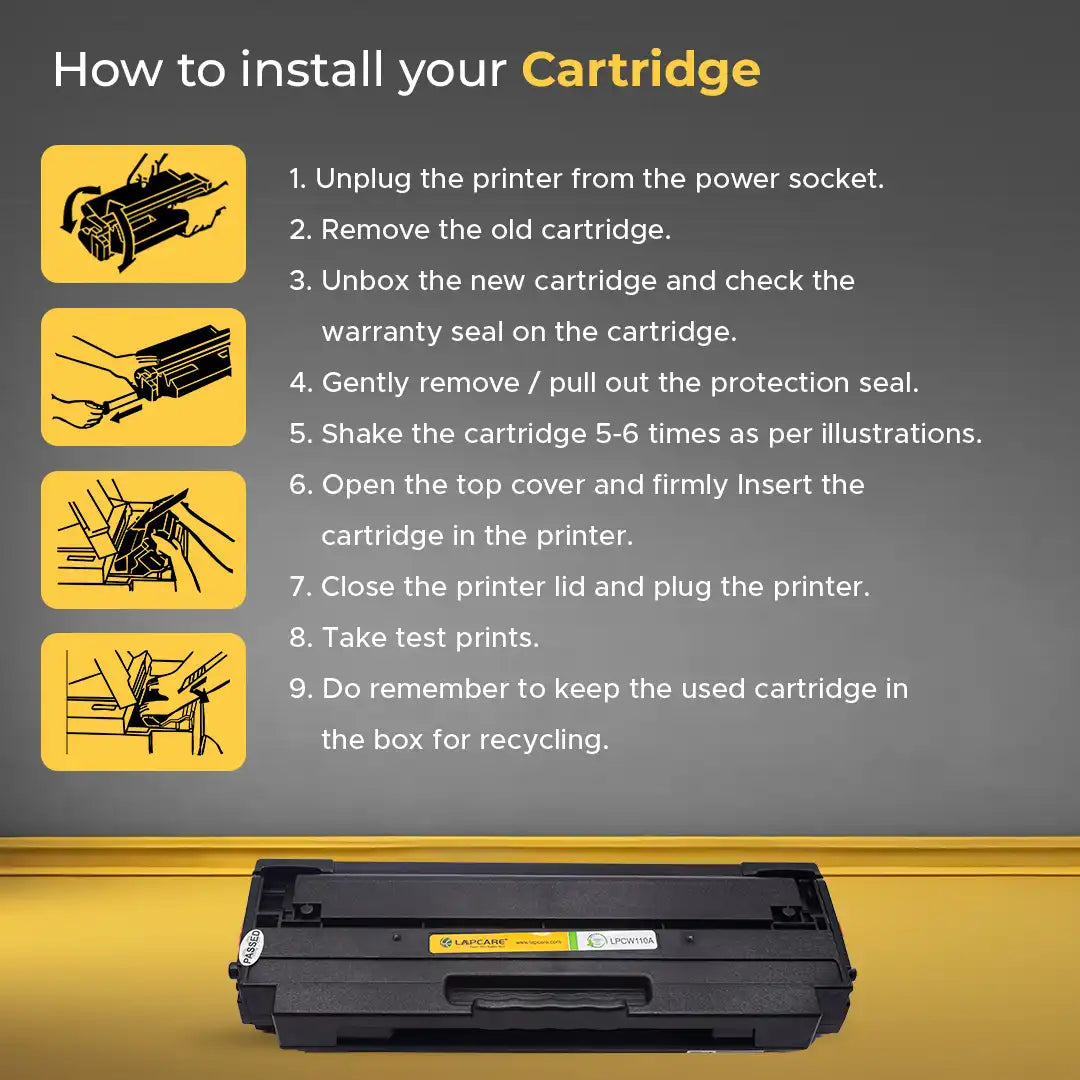 Toner Cartridge compatible with LaserJet MFP 136W 136A 136NW 138PN 138PNW 108A 108W (W110A Without Chip)