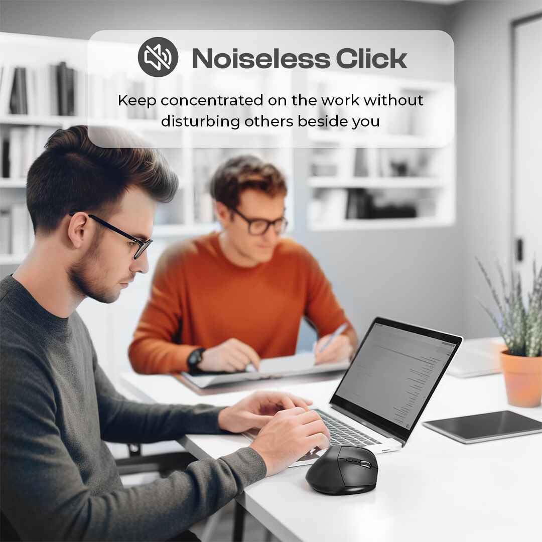 SunGrip 2.4GHz Wireless Mouse With Silent Clicks | 1600 DPI Adjustable (LWM-171)