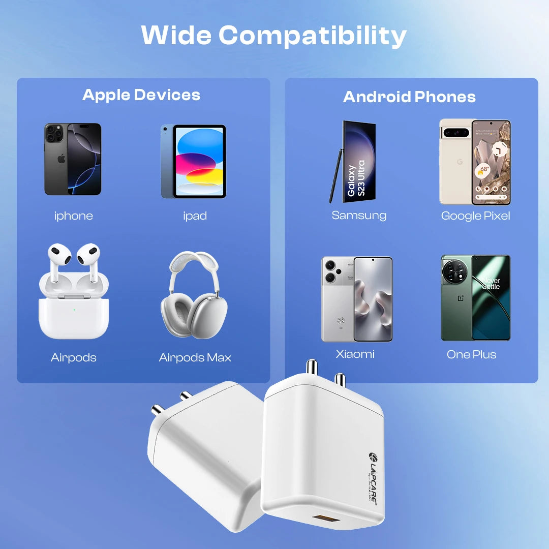 THURSTY USB Supervooc 100W Multi Wall Charger With USB to Type-C Inside Cable (LQW-413)