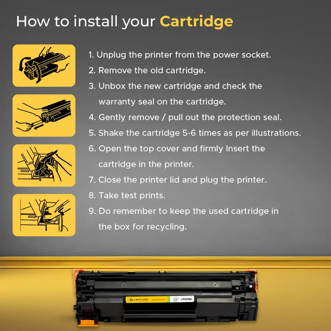 Toner Cartridge (278A) compatible with P1560/1566/1600/1606DN M1536DNF