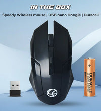 Speedy Wireless Mouse Black (LWM-666)