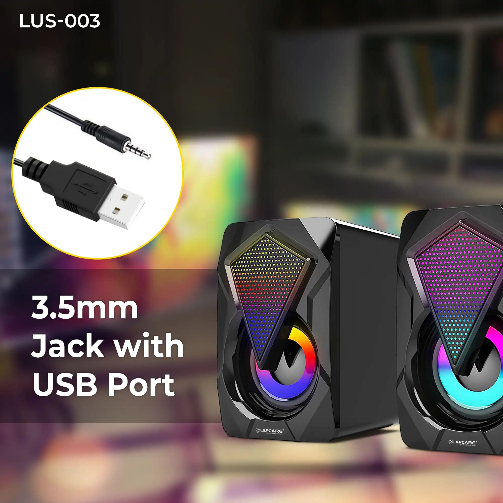 6W USB 2.0 GAMING SPEAKER (LUS-003) 6W