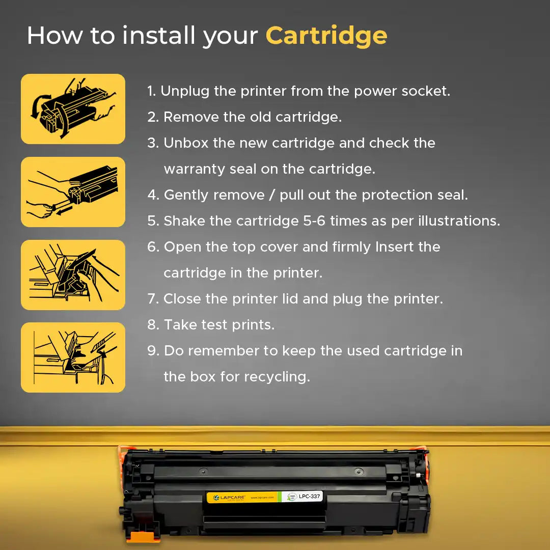 Toner Cartridge -337 compatible with i-SENSYS MF211/MF212w/MF215/MF216n/MF217w/MF222/MF223/M224/MF226dn/MF229dw