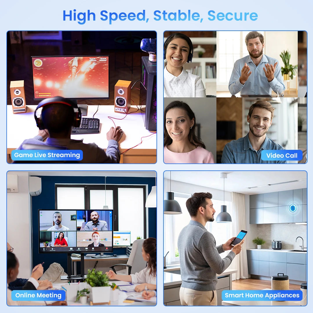 4G Wireless Router with Wi-Fi 6 | Dual Connectivity | 5G/4G SIM Support (LOX-096)