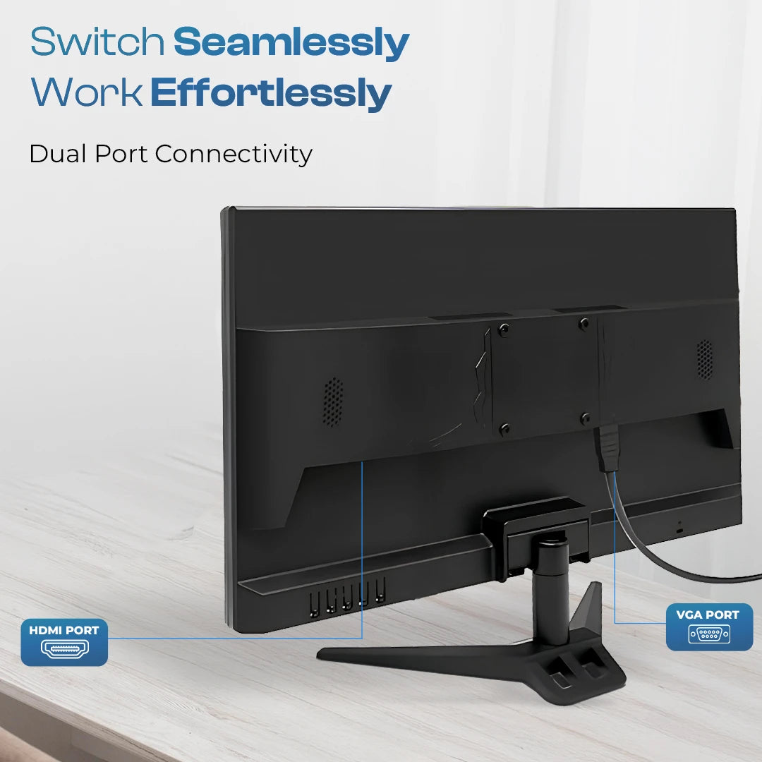 ZOOY 22-Inch FHD LED Monitor with 1920x1080, 75Hz, 5ms Response (LM22WHD-ZY)