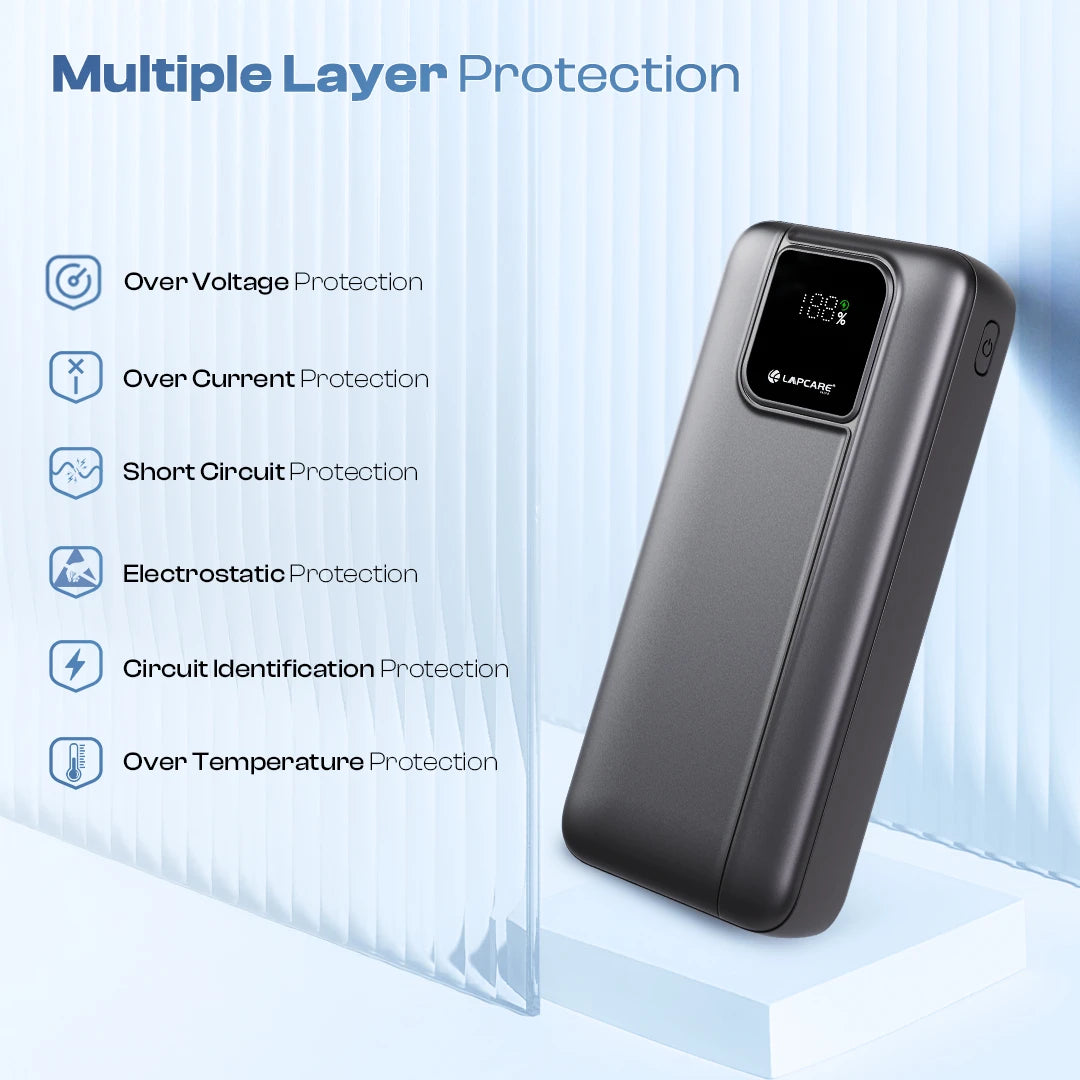 Bravo 27000mAh 22.5W Fast charging Power Bank With Type-C PD & Laptop Charging Support - AXM-023