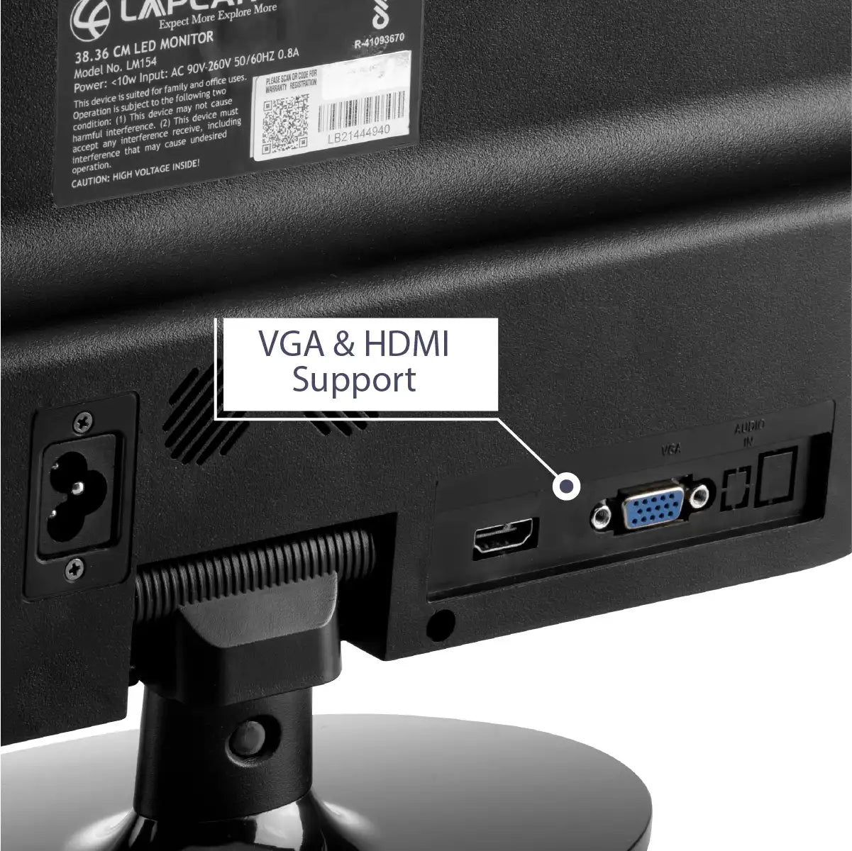 15.1" LED Monitor - 38.36 CM)-VGA (LM154-VGA)