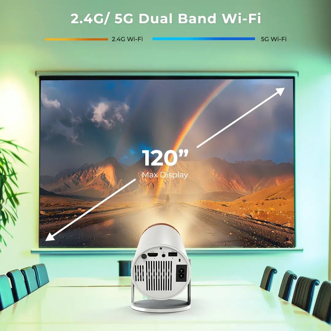 Laplay LLP-012 BT V5.0 LED Projector with 150 ANSI, 2500 Lumens (LLP-012)