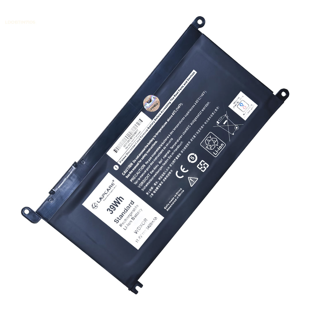 Laptop Compatible Battery For Inspiron 15-5568, 13-5368/5378 (WDX0R)