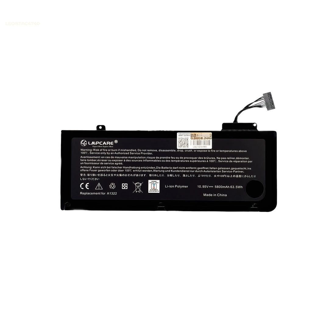 Laptop Compatible Battery For Macbook Pro 13" A1322 Series 6C