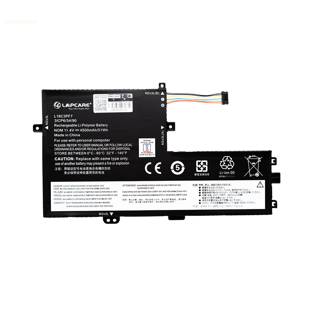 Laptop Compatible Battery For Lenovo IdeaPad C340-15, S340-14/15 (L18C3PF7)