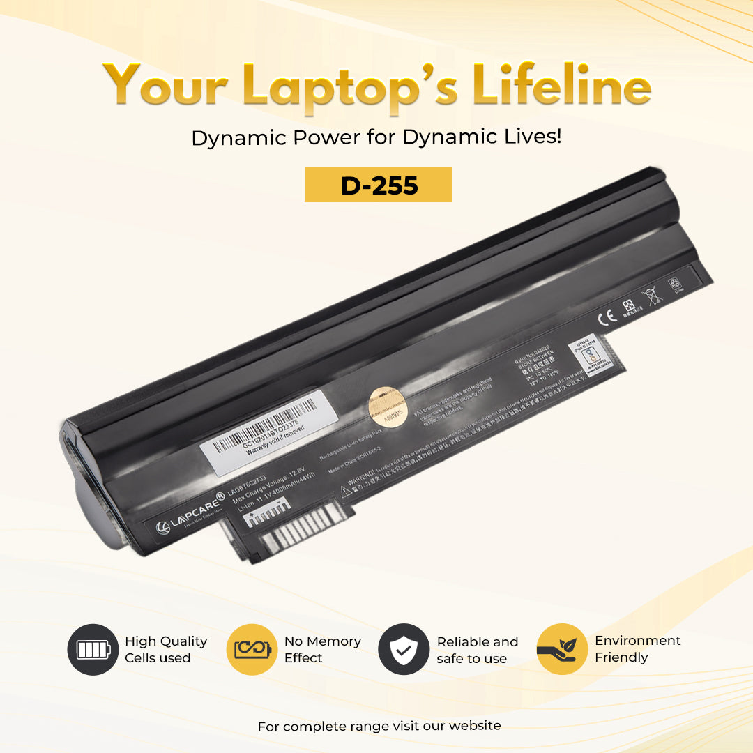 Laptop Compatible Battery For Aspire One D-255 6C