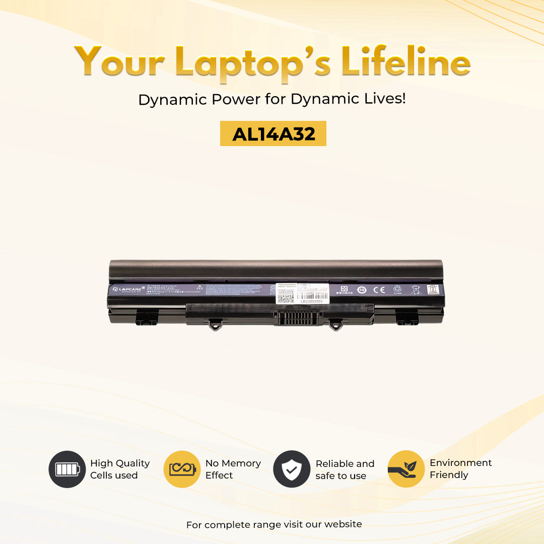 Laptop Compatible Battery For Acer Aspire E5-411/511 3C (AL14A32)
