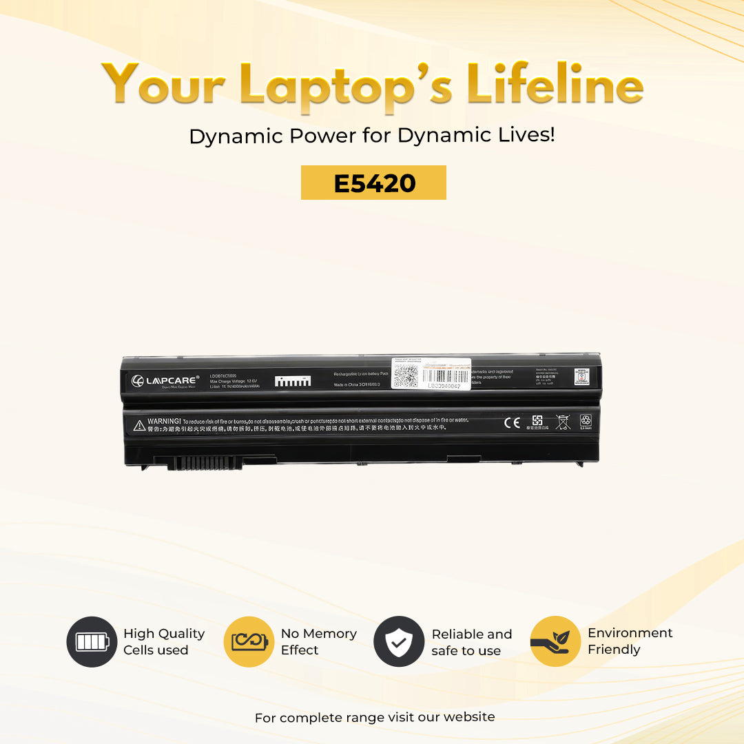 Laptop Compatible Battery For E6420Ã¥ 6C