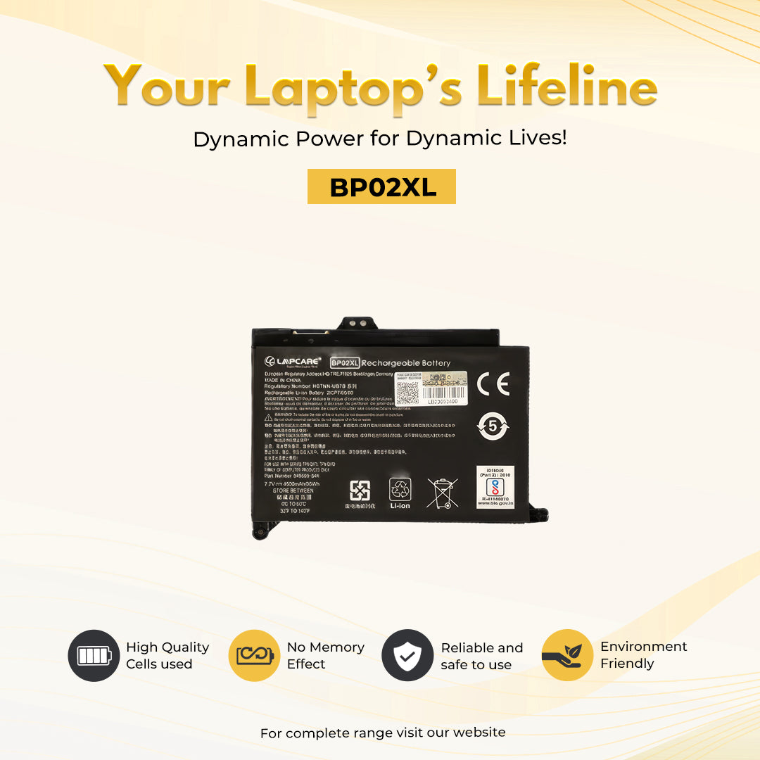 Laptop Compatible Battery For HP Pavilion 15 2C (BP02XL)