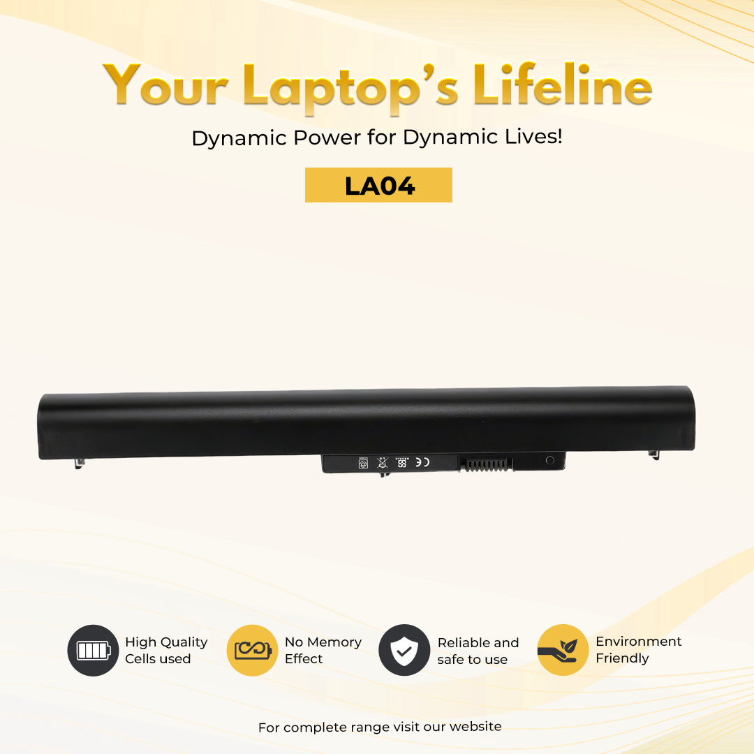 Laptop Compatible Battery For LA04 4C