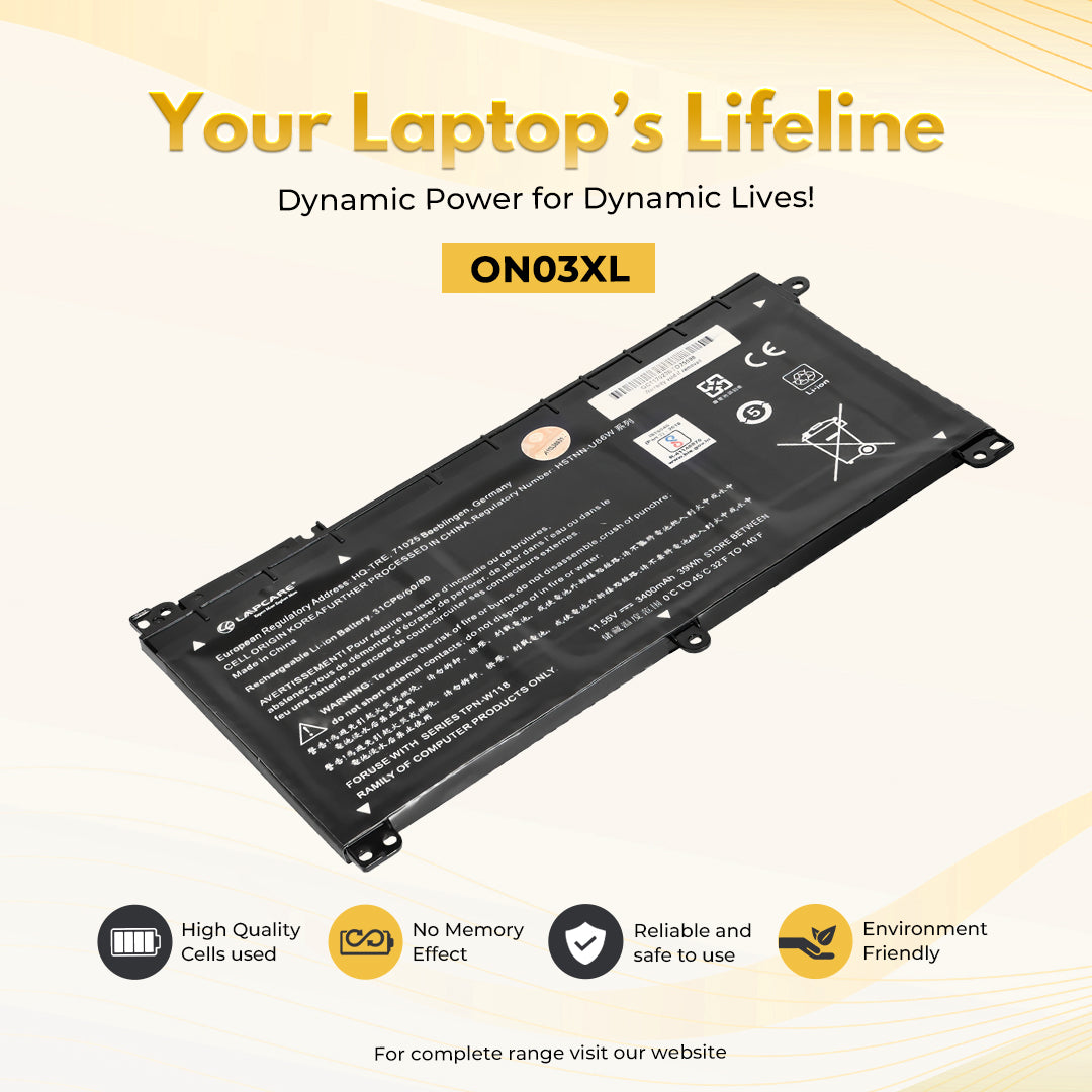 Laptop Compatible Battery For Pavilion X360 13-U (ON03XL)