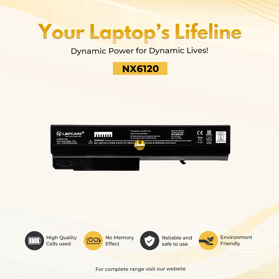 Laptop Compatible Battery For NX6120/6200/6110 6C
