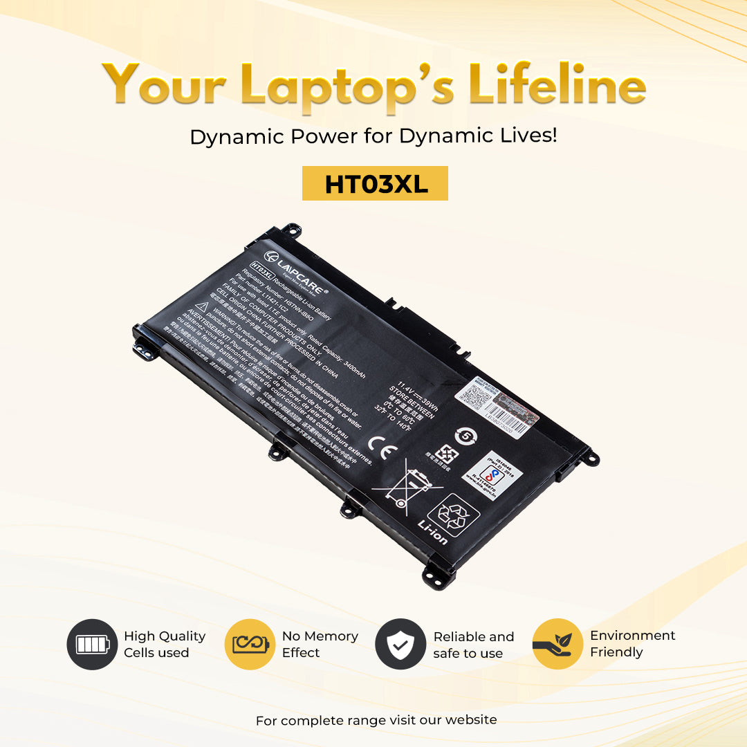 Laptop Compatible Battery For HP HT03XL 3C