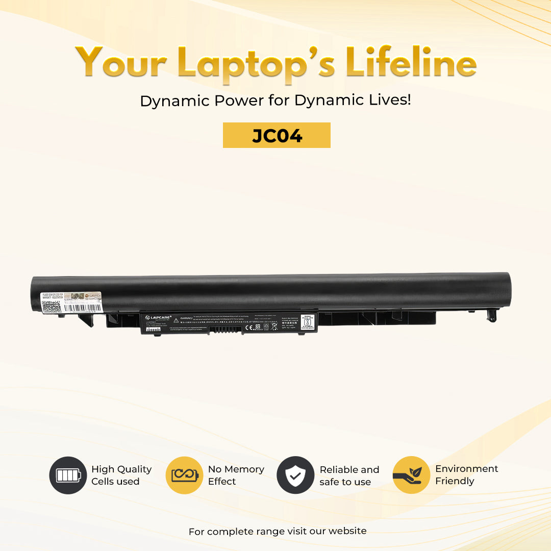 Laptop Compatible Battery For 255,255-G6,250,250-G6,Pavilion 17z Series 4C (JC04)