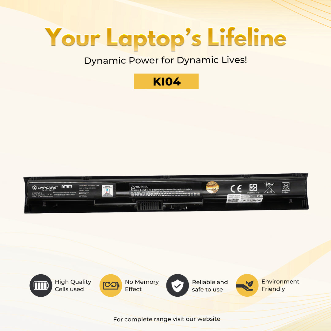 Laptop Compatible Battery For HP Pavillion 14/15/17-AB000 4C (KI04)