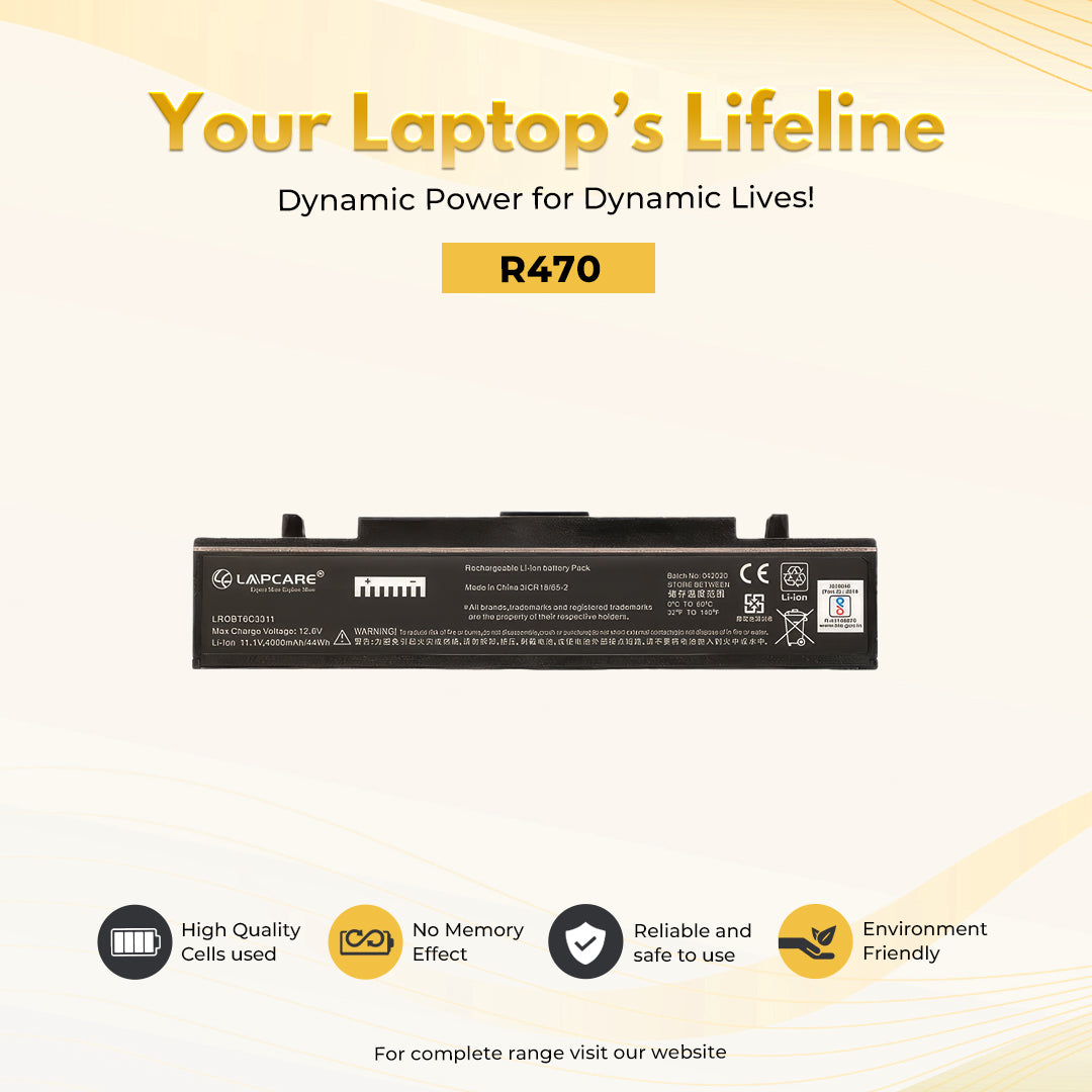 Laptop Compatible Battery For Samsung R-468