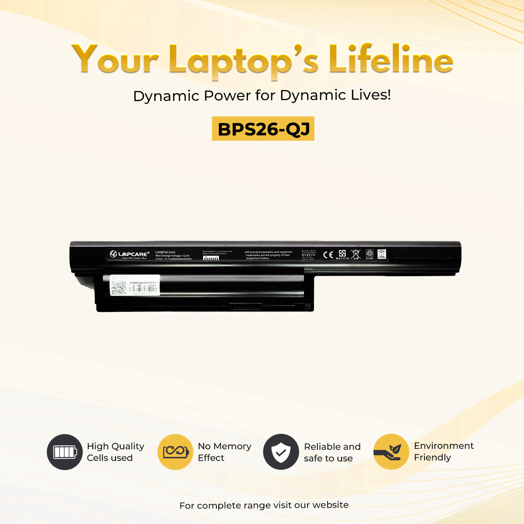 Laptop Compatible Battery For BPS-26 6C