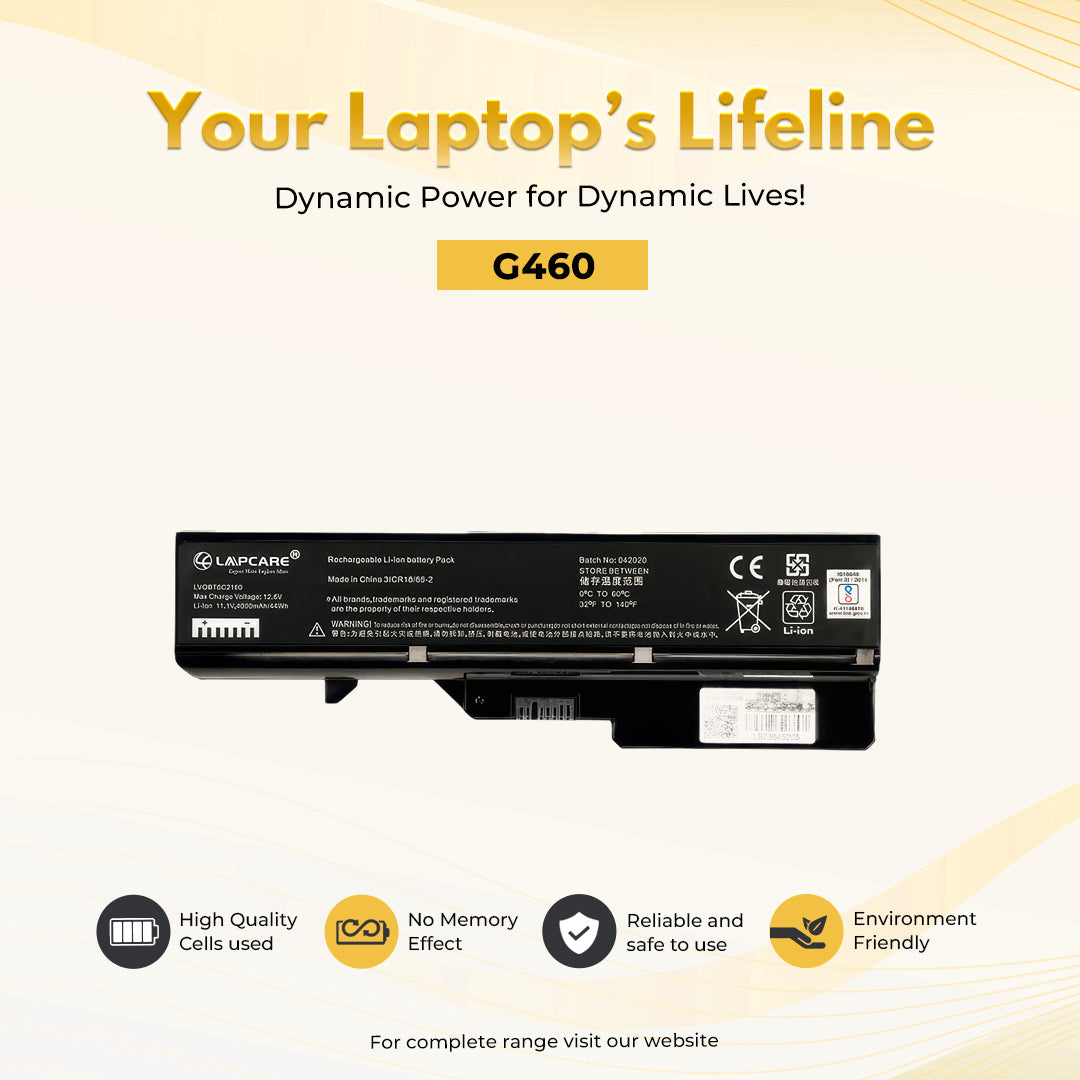 Laptop Compatible Battery For G460 6C