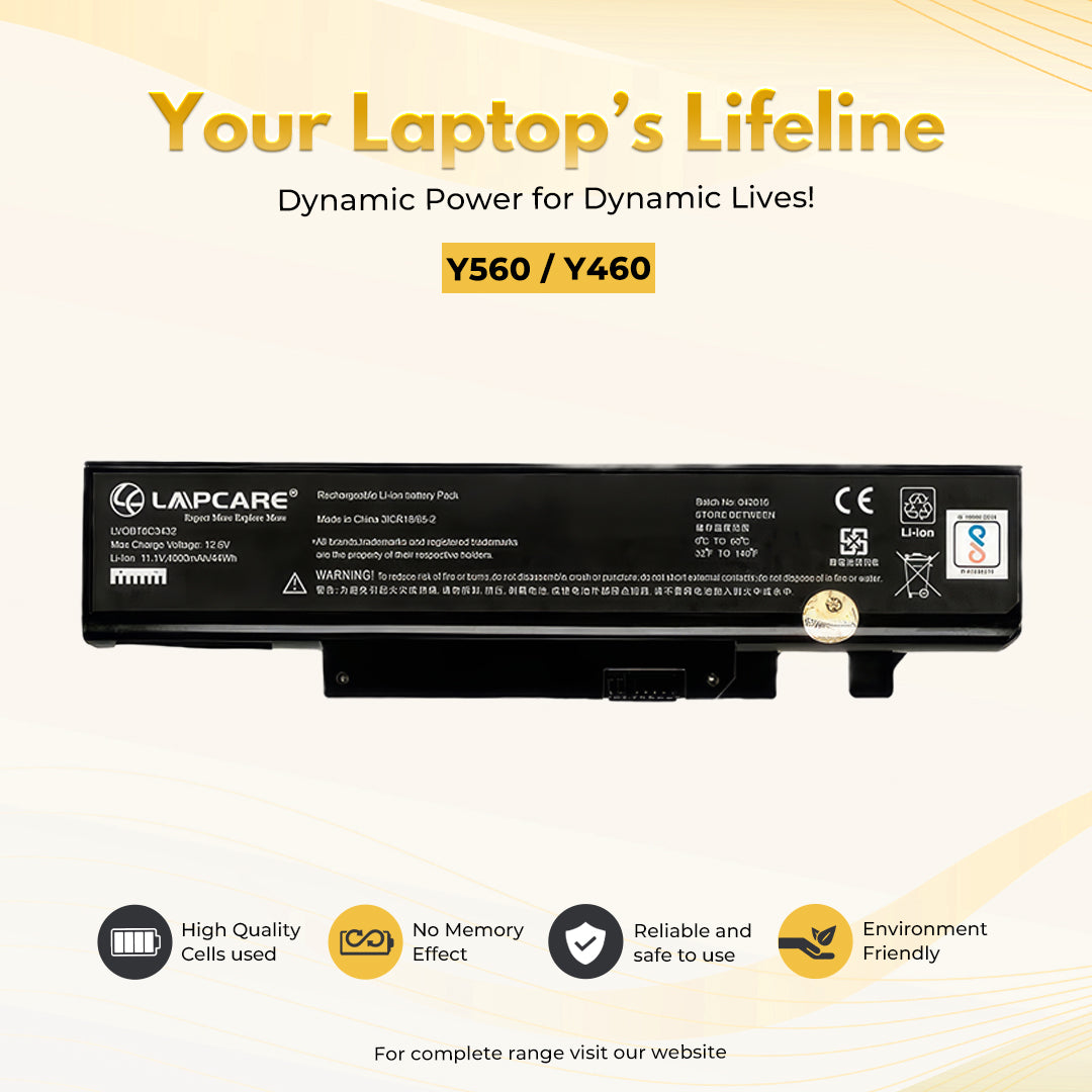 Laptop Compatible Battery For Y560 / Y460 6C