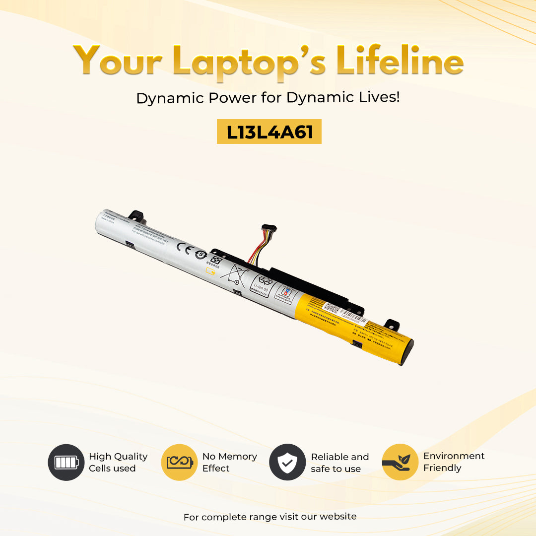 Laptop Compatible Battery For Flex 2-14/15/15D Series 4C (L13L4A61)