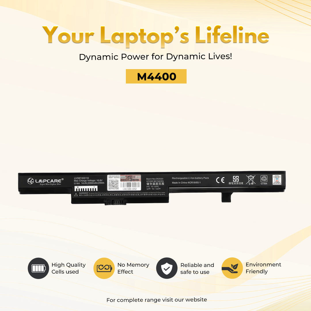 Laptop Compatible Battery For Lenovo IdeaPadå B50-30, B40-70 (L13L4A01) 4C