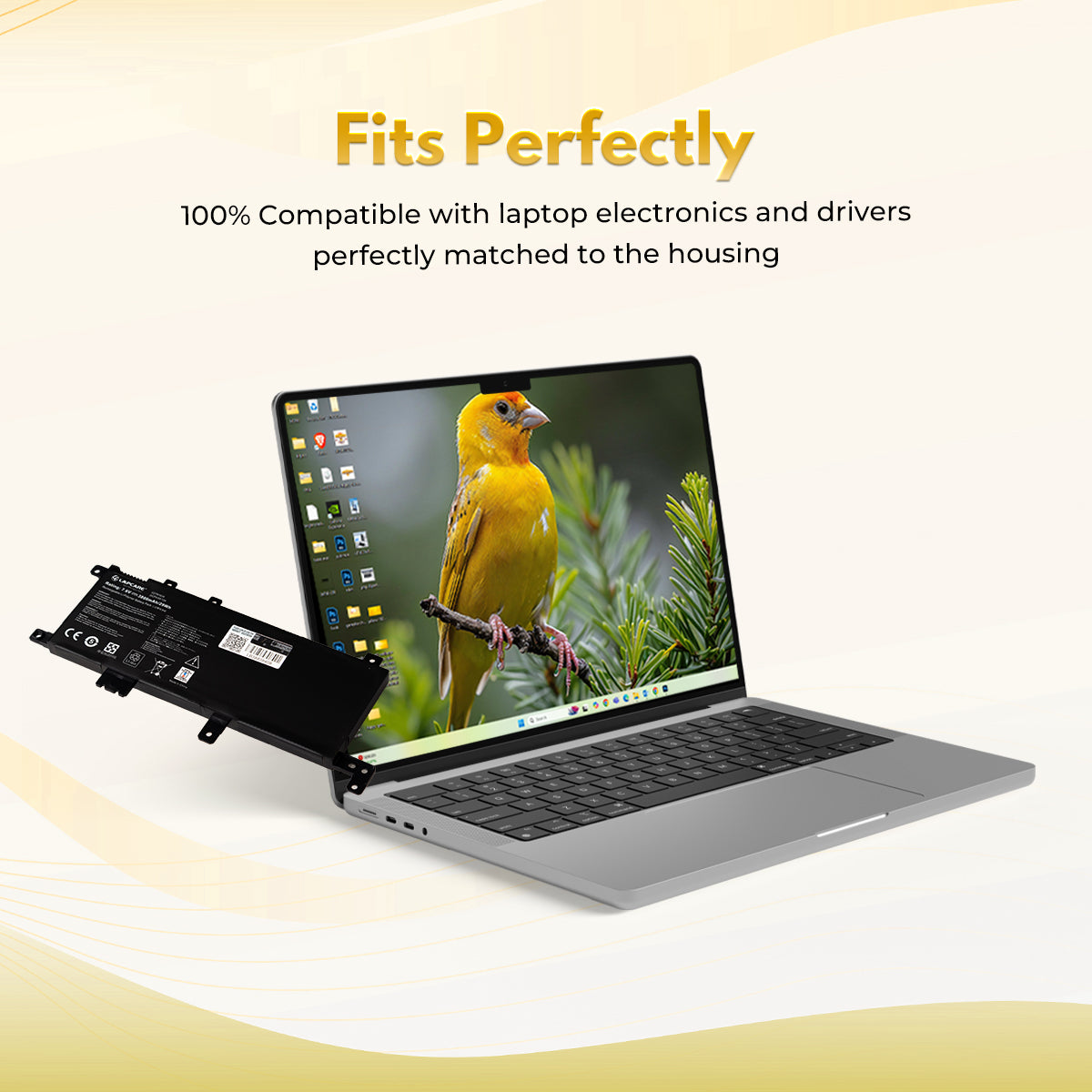 Laptop Compatible Battery For ASUS R542/R580,X542 (C21N1634)