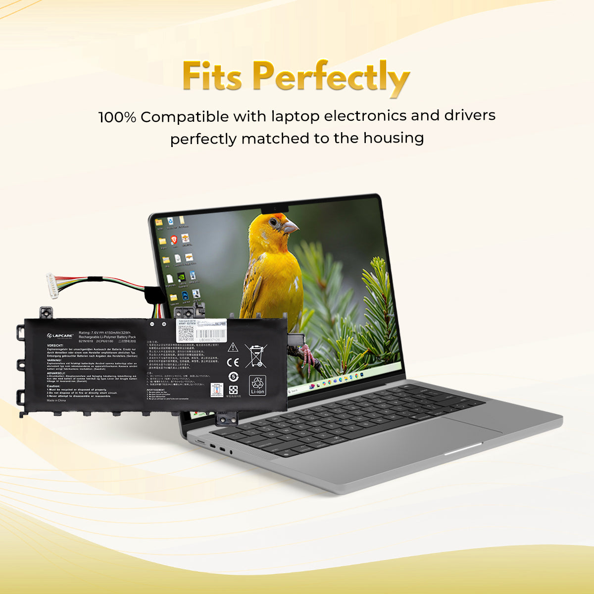 Laptop Compatible Battery For Asus VivoBook S512JA/JF,X512FA(B21N1818)