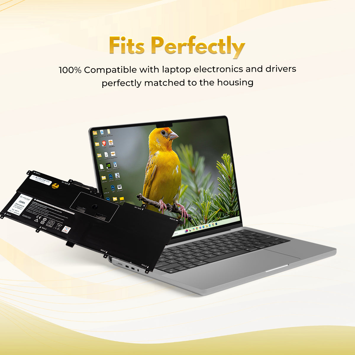 Laptop Compatible Battery For Dell XPS 13 9365 HMPFH