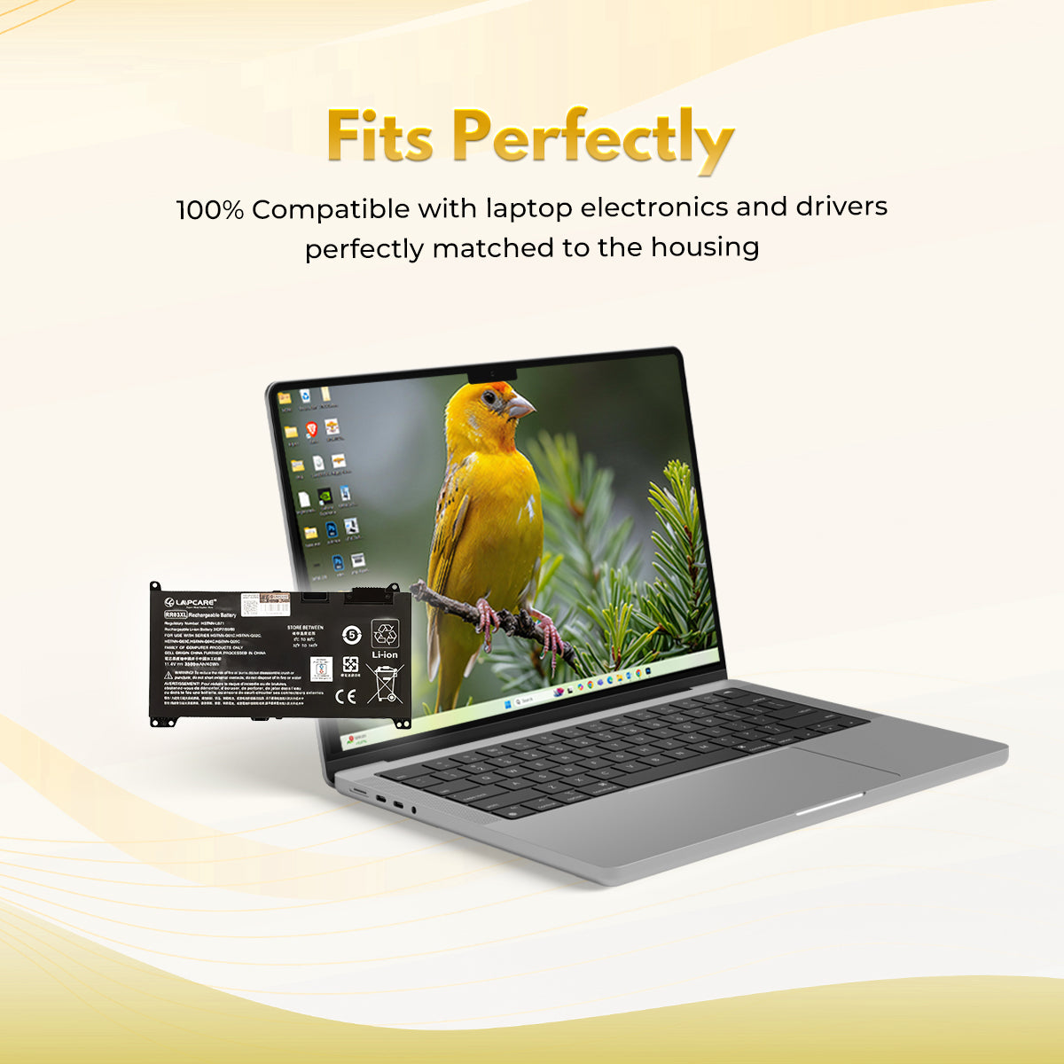 Laptop Compatible Battery For HP Probook 430-G4 3C (RR03XL)