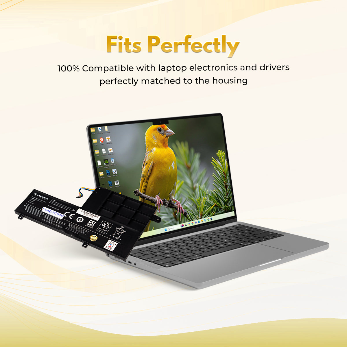 Laptop Compatible Battery For Lenovo Yoga500 2C (L14M2P21)