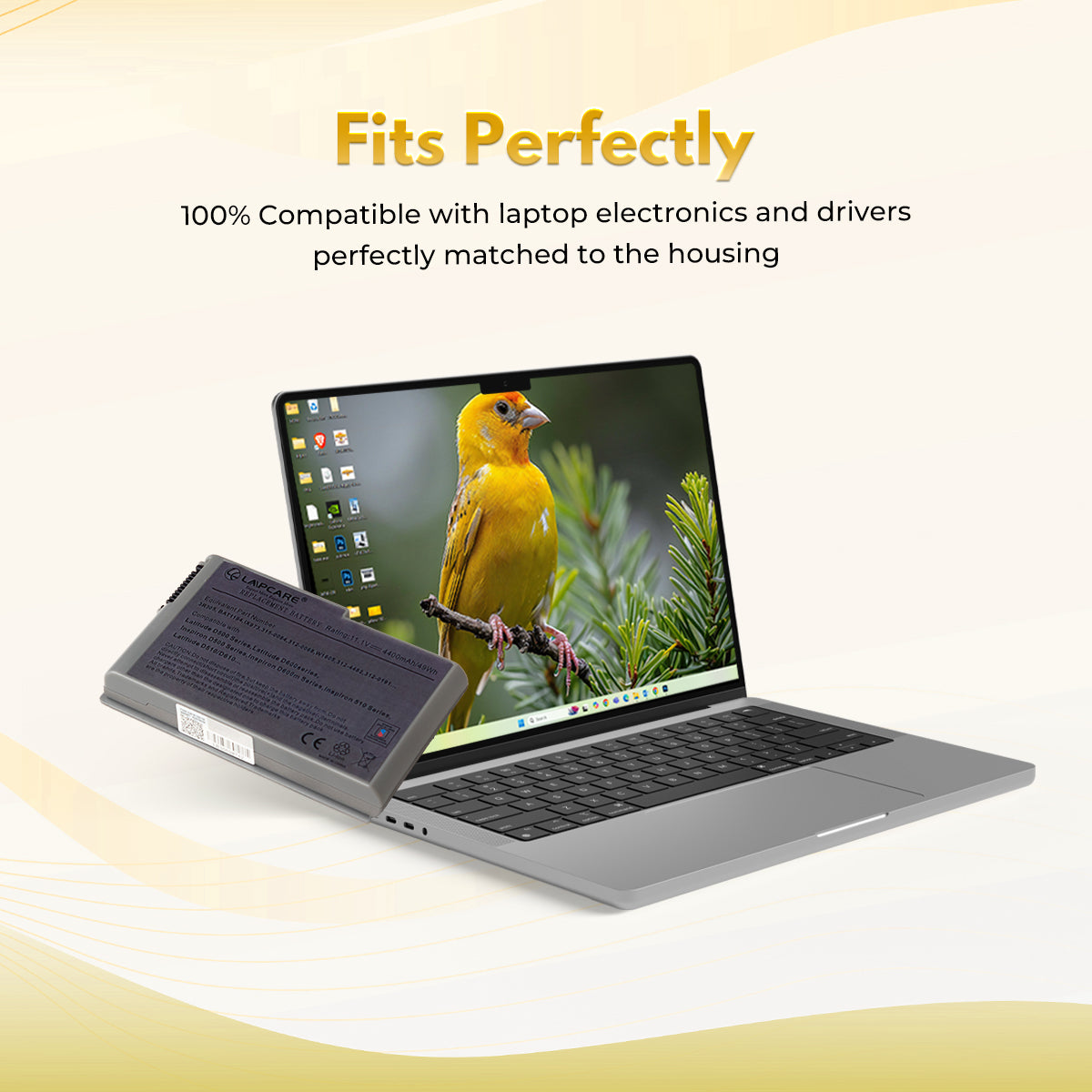 Laptop Compatible Battery For D500/600 6C