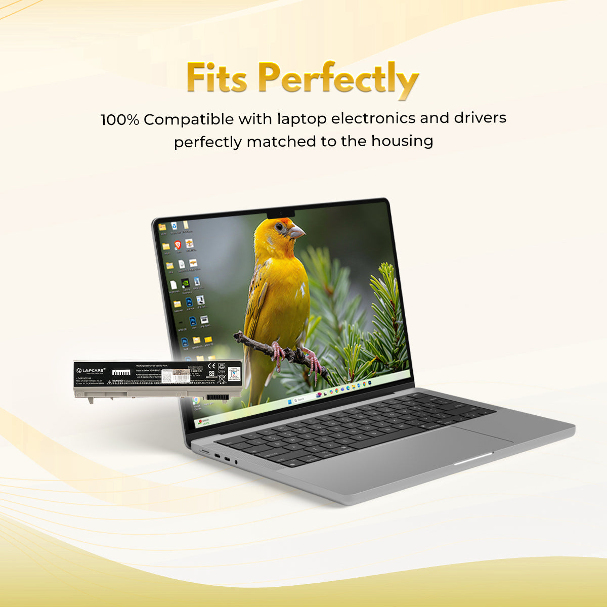 Laptop Compatible Battery For E6400 6C